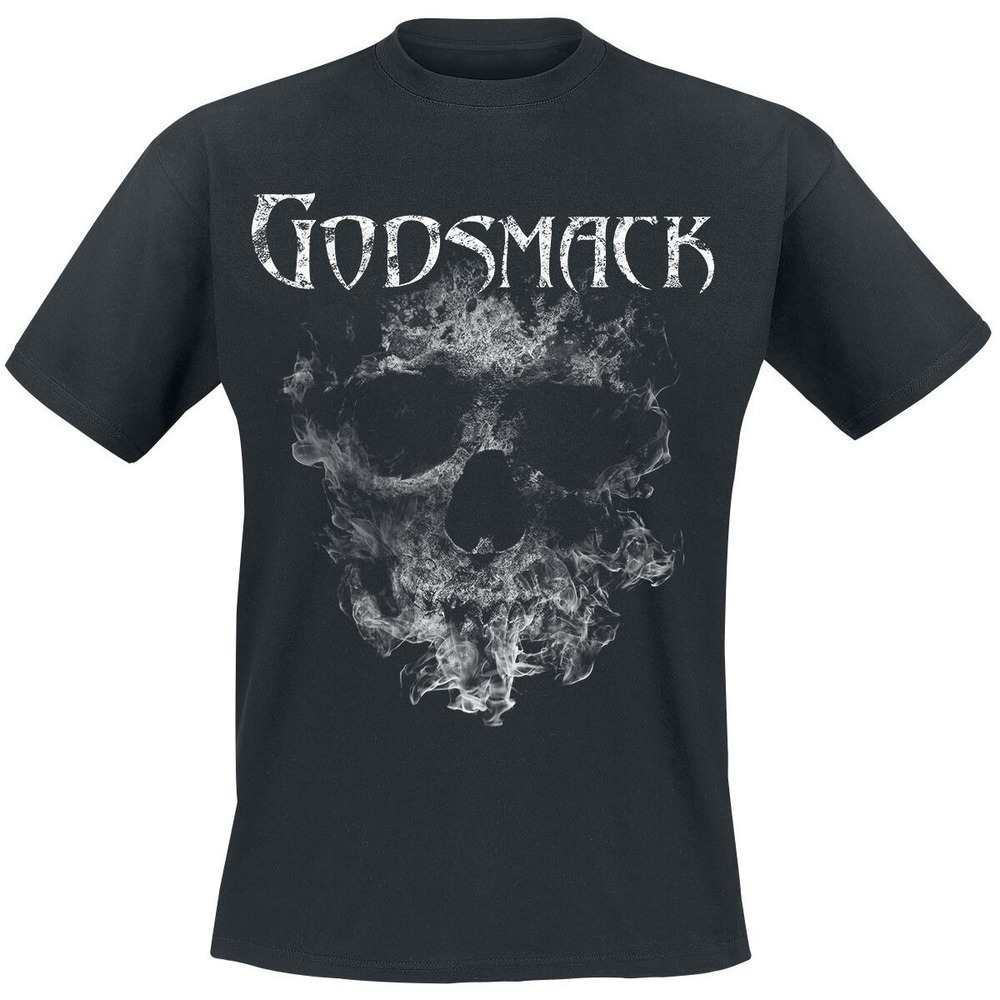 Smoking Skull Godsmack Tshirt